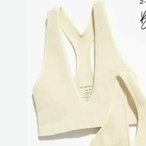 🆕 Free People Make It Mine Ribbed knit bralette in black only size XS/Small